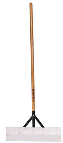 Barn Scraper 24" Reversible  SS w/ Wood Handle Complete
