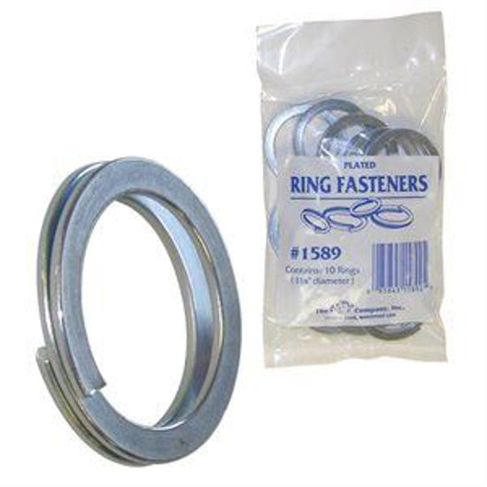 Fastners With Rings Neck Chain Open Edge Ring Fasteners : 10ct | Heritage Animal Health