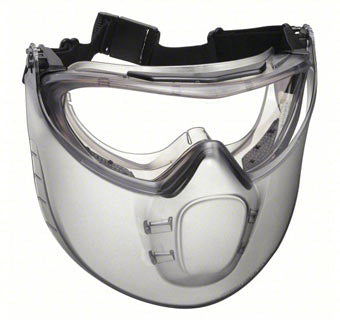 Safety Goggle Faceshield Clear : 2PC