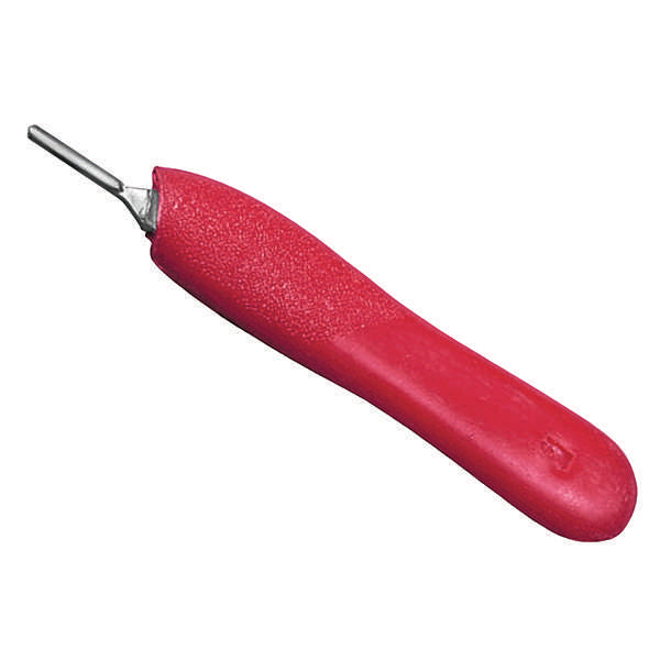 Plastic Red Scalpel No 3 Handle J0055PA
