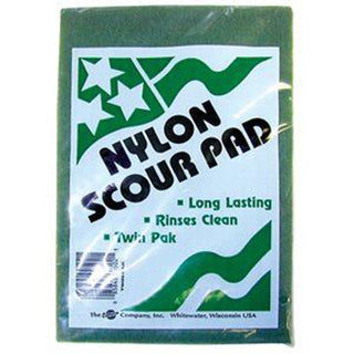 Nylon Green Scour Pad : 2ct