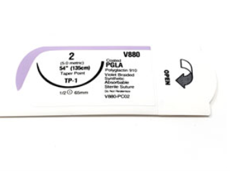 Securosorb Absorbable Suture Number 2 1/2 Circle Taper Point : 12ct