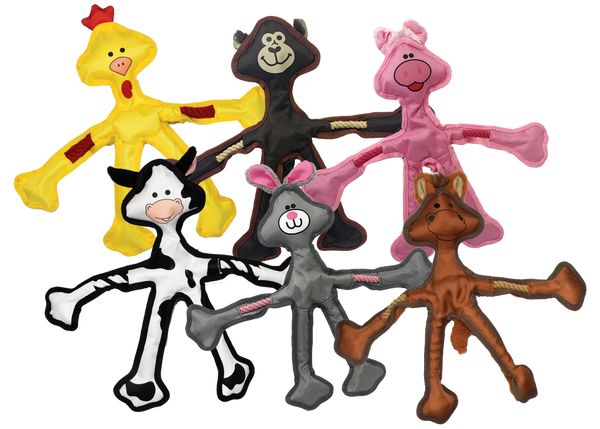 Skele Rope Dog Toy Assorted  : 15"