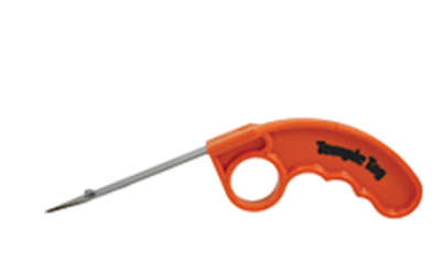 Temple Tag Feeder Fast Applicator : Orange