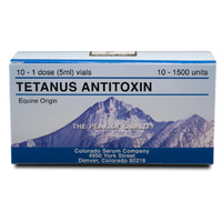 Tetanus Antitoxin 15,000 Units 5ml : 10ct box
