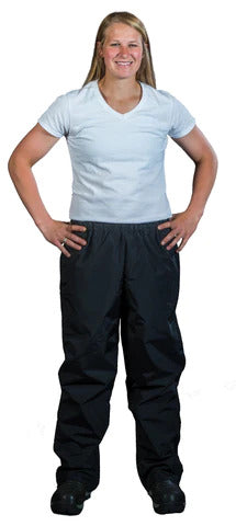 Udder Tech Black Waterproof Pants Elastic with Zipper Leg : Large