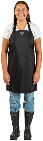 Udder Tech Plain Waterproof Short Blue Apron