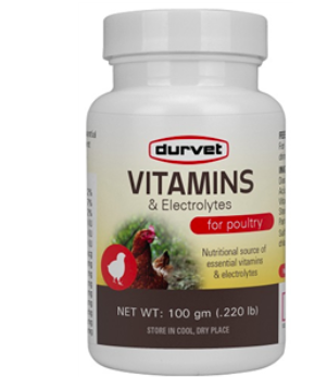 Vitamins & Electrolytes for Poultry : 100gm