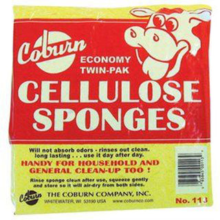Cellulose Yellow Sponges: 2ct