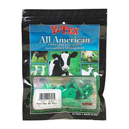 Y-Tex Blank Male Buttons - Green