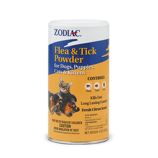 Zodiac Flea & Tick Powder for Cats & Dogs : 6oz