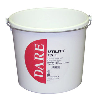 Dare Utility Poly Calf Pail White : 10qt