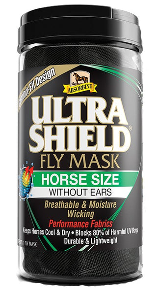 UltraShield Fly Mask Horse Size no Ears