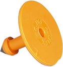 Allflex Global Small Male Blank Buttons Orange : 25ct