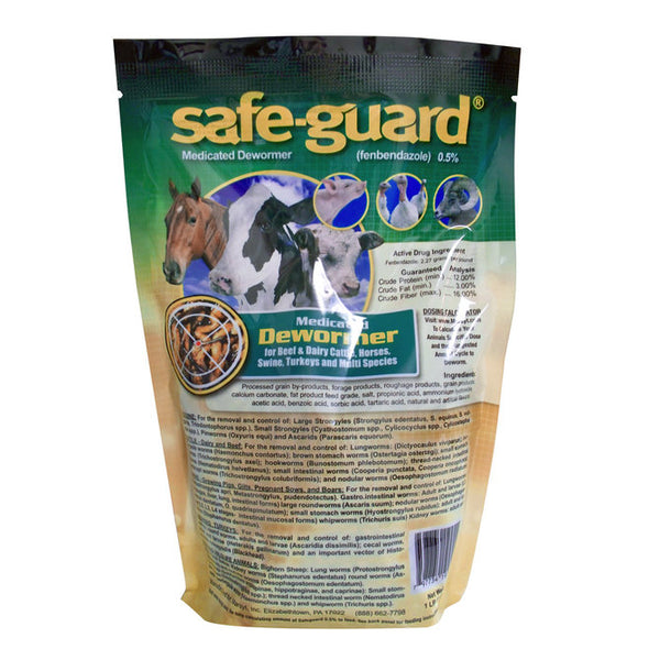 Safe-Guard Multi-Species Pelleted Dewormer: 1lb