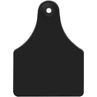 Allflex Global Blank Large Calf ID Ear Tags: Pack of 25 Black