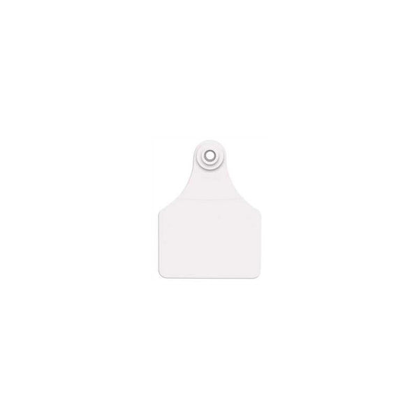 Allflex Global Blank Large Calf ID Ear Tags: Pack of 25 White