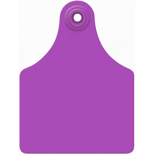 Allflex Global Blank Maxi Cattle ID Ear Tags: Pack of 25 Purple