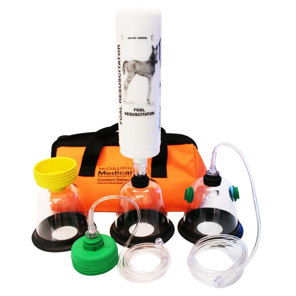 Aspirator Resuscitator Kit Foal Yellow Bag : 24-55lb