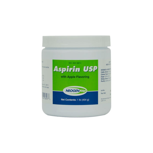 Aspirin USP Powder - Apple Flavor : 1 lb.