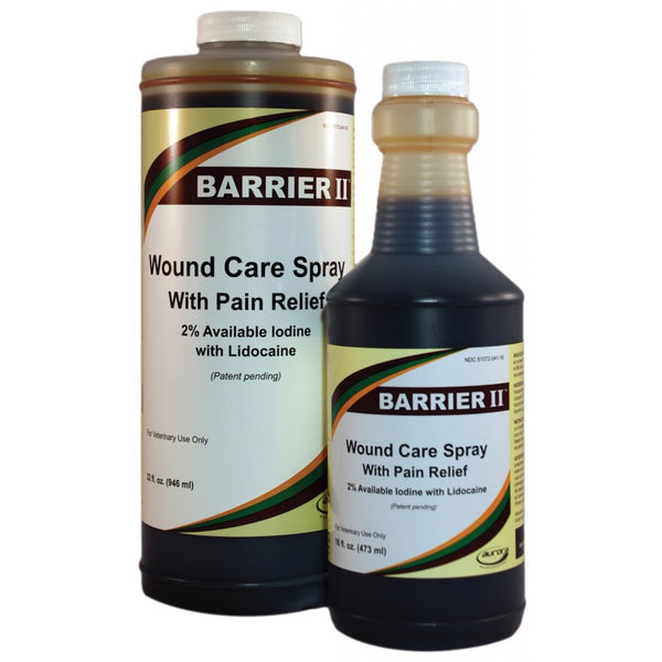 Barrier II Wound Care & Pain w/sprayer : 16oz