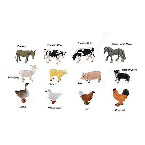 Breyer CollectA Box of Mini Farm Animals : 12ct