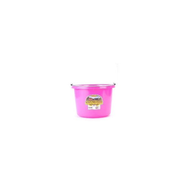 Bucket Plastic Hot Pink : 8qt