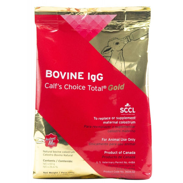 Calf's Choice Total Colostrum Gold:  225gm