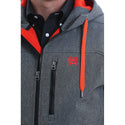 Cinch Hoodie Jacket - Concealed Carry Bonded Black/Dark Grey : XLarge