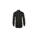 Cinch Men's Classic Fit Long Sleeve Solid Black Shirt : Medium