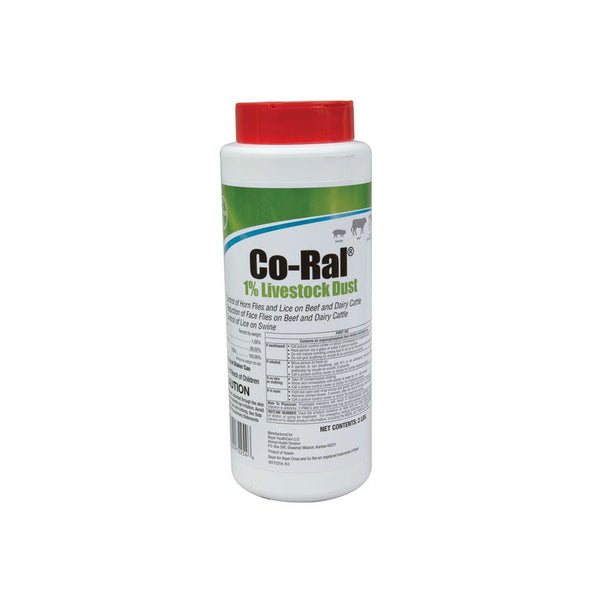 Co-Ral 1% Livestock Dust Shaker : 2lb