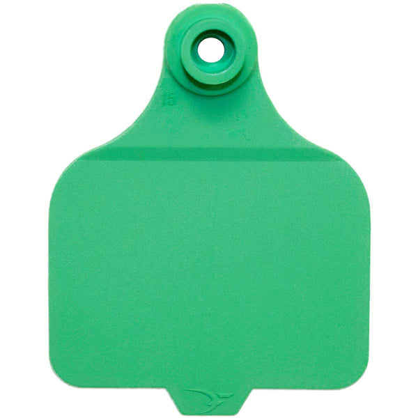 Duflex Green Large Blank Tags : Pack of 25