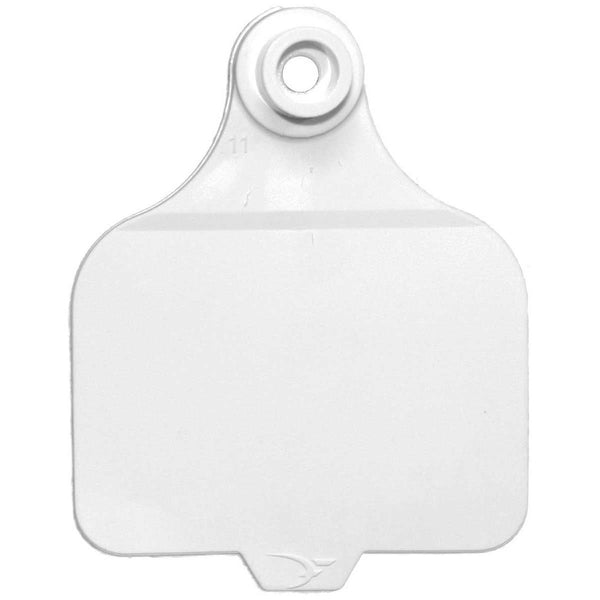 Duflex White Large Blank Tags : Pack of 25