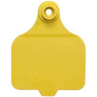 Duflex Yellow Large Blank Tags : Pack of 25