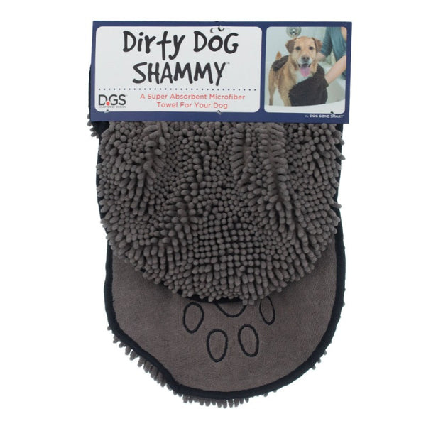 Dirty Dog Shammy Towel - Gray