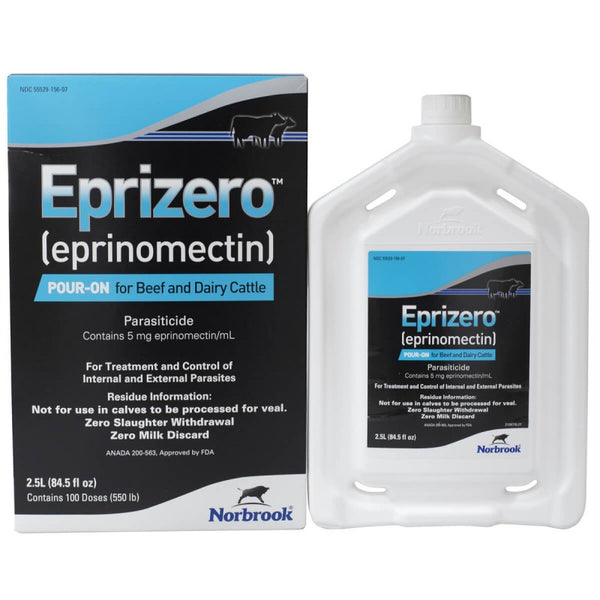 Eprizero Pour-On Beef and Dairy Cattle : 2.5lt