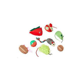 Ethical Spot Holiday Stocking - Cat Large 8 piece
