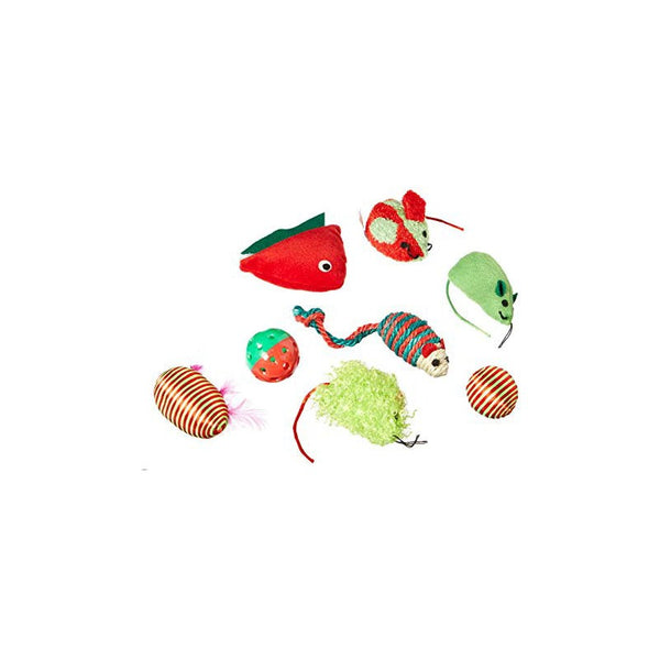 Ethical Spot Holiday Stocking - Cat Large 8 piece
