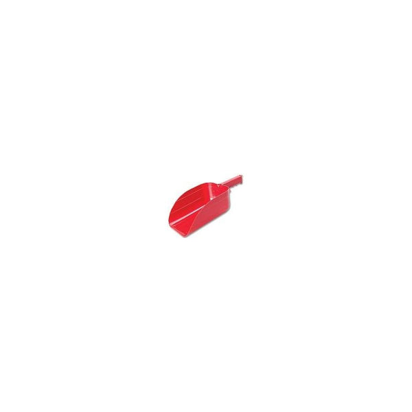 Utility Plastic Feed Scoop : Red 5pt