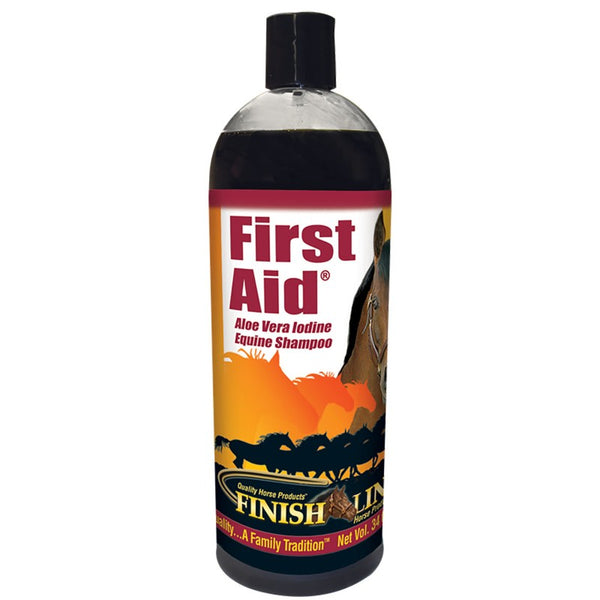 Finish Line First Aid Aloe Iodine Shampoo : 34oz