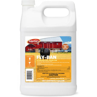 Control Solutions Fly Ban Synergized Pour On 1/2 Gal : 1/2 gal