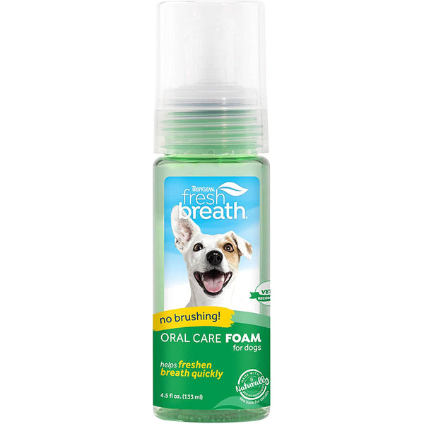 Tropi Clean Fresh Breath Mint Foam : 4.5oz