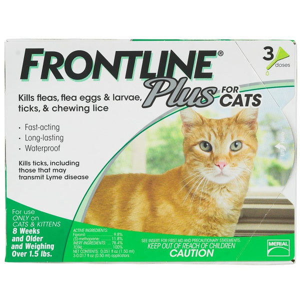Frontline Plus for Cats and Kittens : 3ct