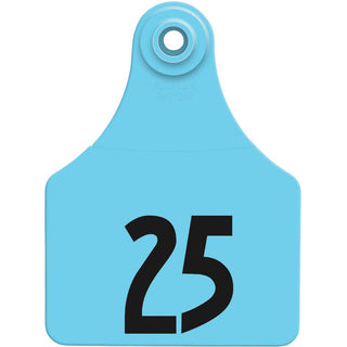 Allflex Blue Global Large Numbered Tags 76-100 :Pack of 25