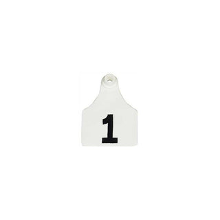 Allflex White Global Large Numbered Tags 51-75 : Pack of 25