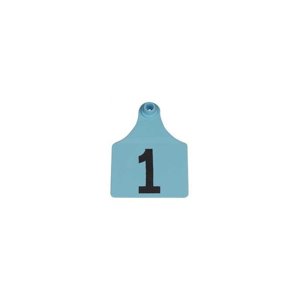 Allflex Blue Global Maxi Numbered Tags 1-25 : Pack of 25