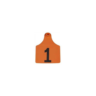 Allflex Orange Global Maxi Numbered Tags 76-100 : Pack of 25