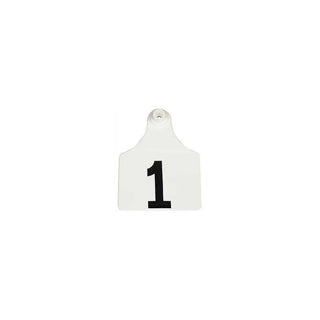 Allflex White Global Maxi Numbered Tags 1-25 : Pack of 25