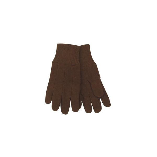 Kinco Brown Jersey Gloves Youth 820Y : 12ct