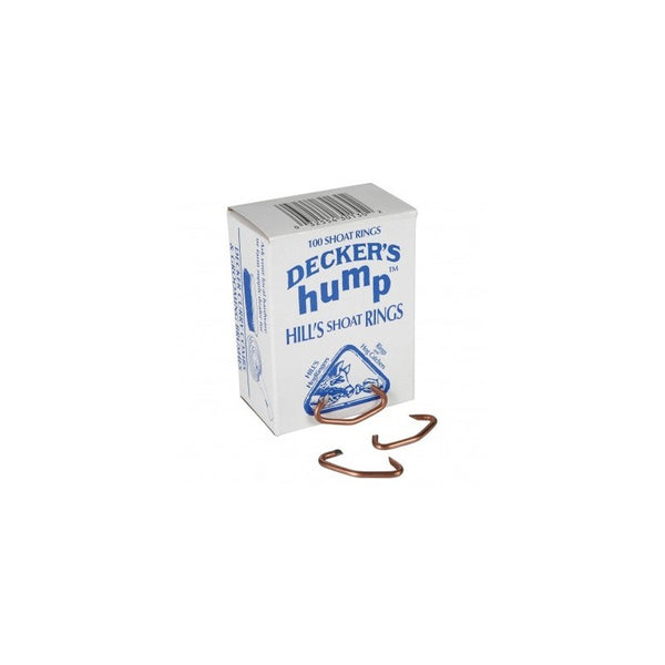 Decker Hill Hump Hog Rings Shoat #2 Blue : 100ct